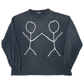 Friends L/S Tee - Blue - Front