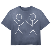 Friends Tee - Blue - Front