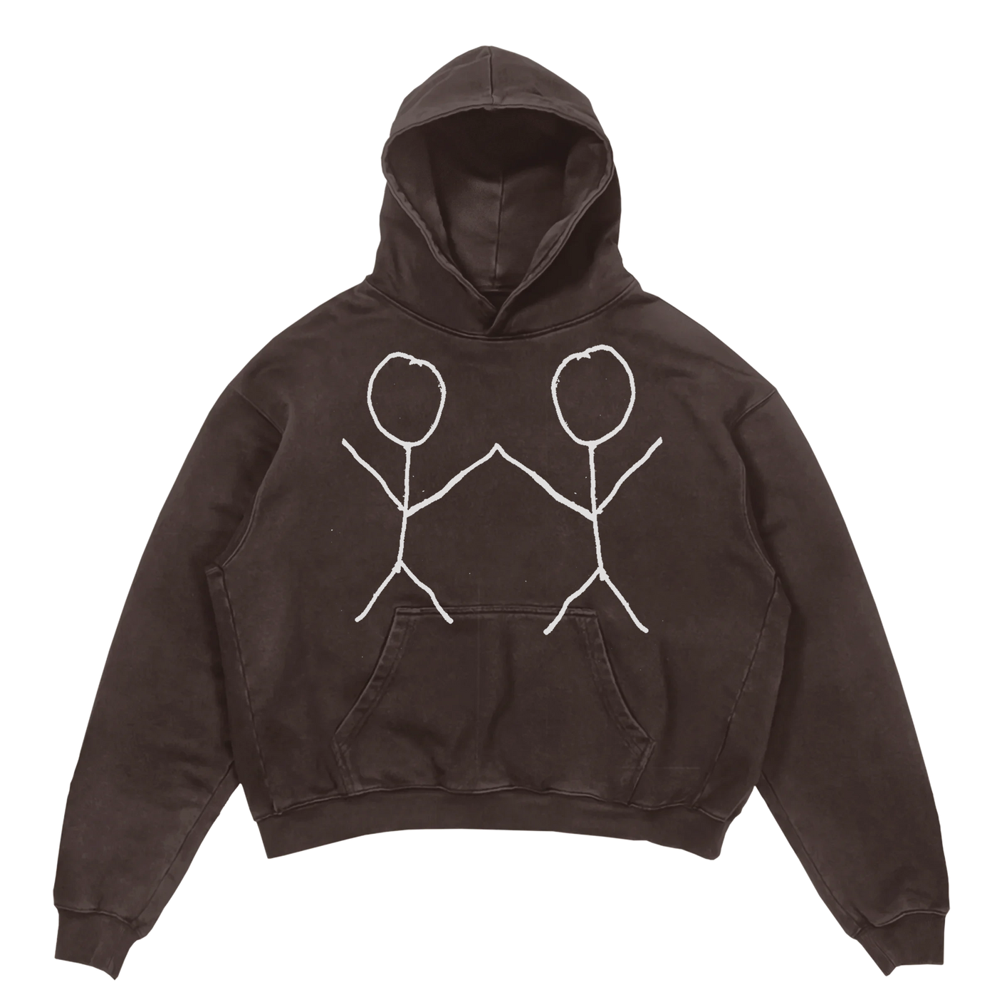 Friends Hoodie - Brown - Front