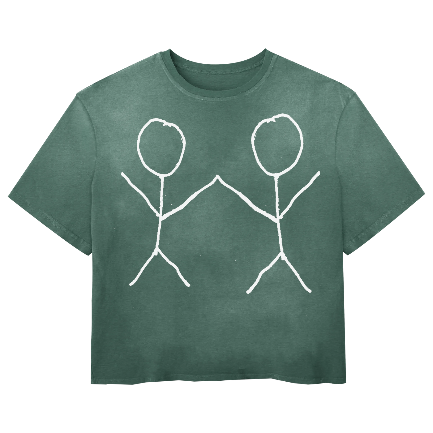 Friends Tee - Green - Front