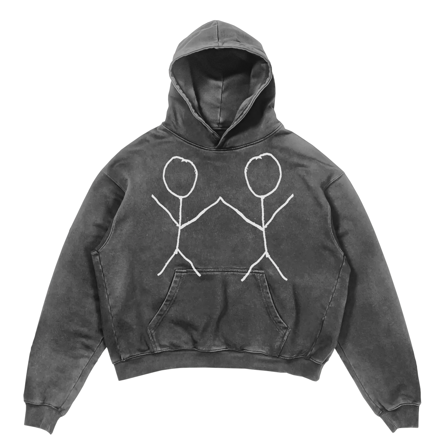 Friends Hoodie - Grey - Front