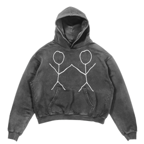Friends Hoodie - Grey - Front