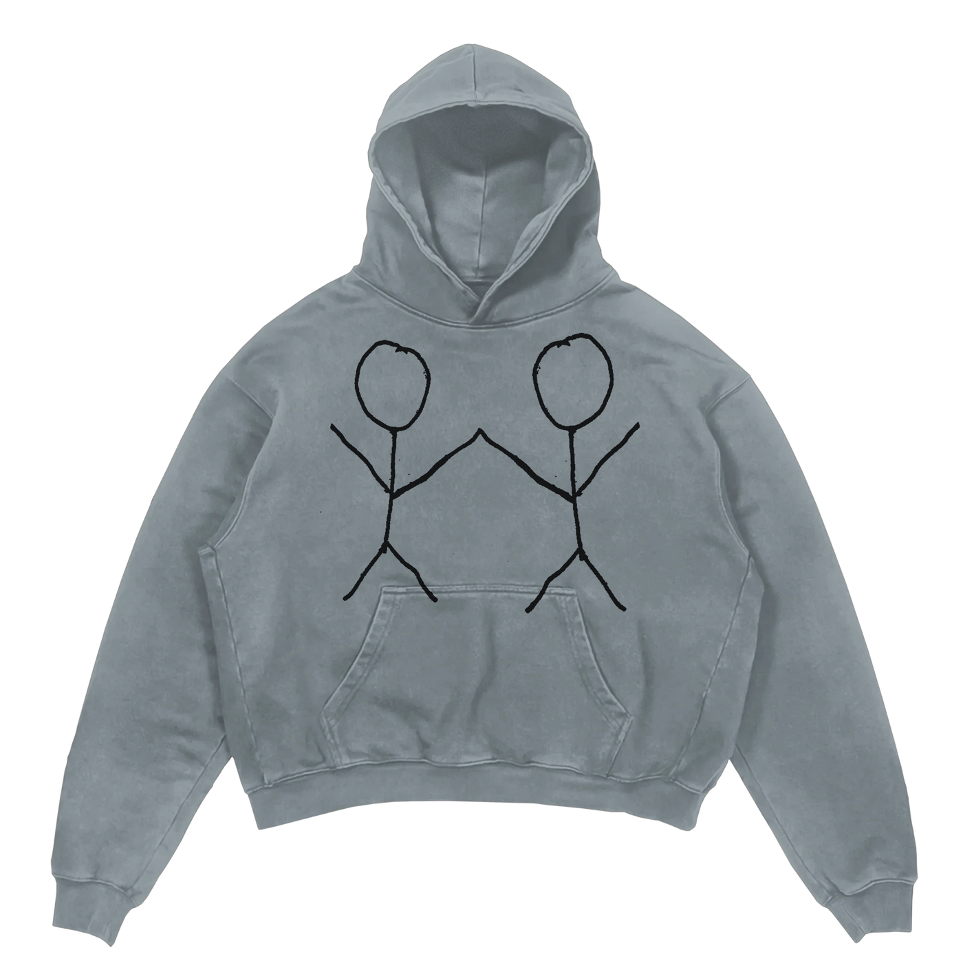 Friends Hoodie - Sage - Front