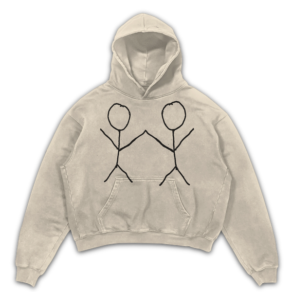 Friends Hoodie - Sand - Front