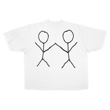 Friends Drop Tee - White - Front