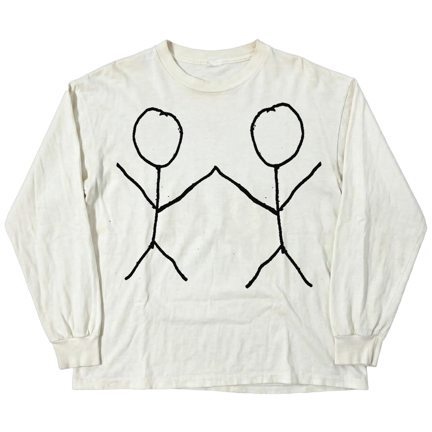 Friends L/S Tee - White - Front