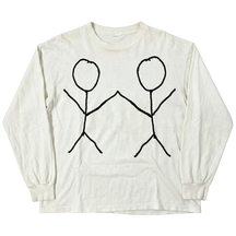 Friends L/S Tee - White - Front