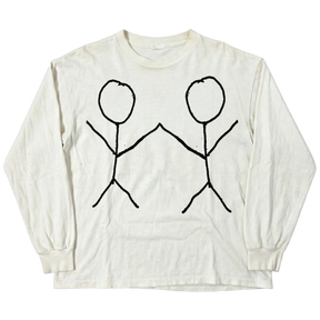 Friends L/S Tee - White - Front