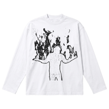 From Ashes Baggy L/S Tee - White - Front
