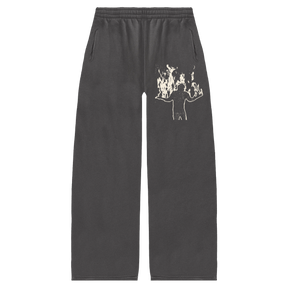 From Ashes Baggy Sweatpants - Grey - Front