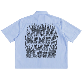 From Ashes Boxy Button Up - Back