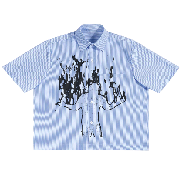 From Ashes Boxy Button Up - Front