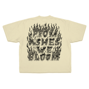 From Ashes Drop Tee - Cream - Back