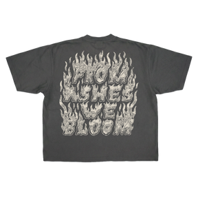 From Ashes Drop Tee - Grey - Back