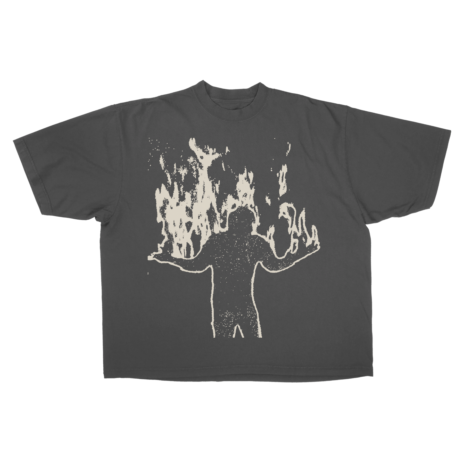 From Ashes Drop Tee - Grey - Front
