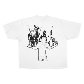 From Ashes Drop Tee - White - Front