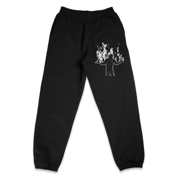 From Ashes Sweatpants - Black - Front