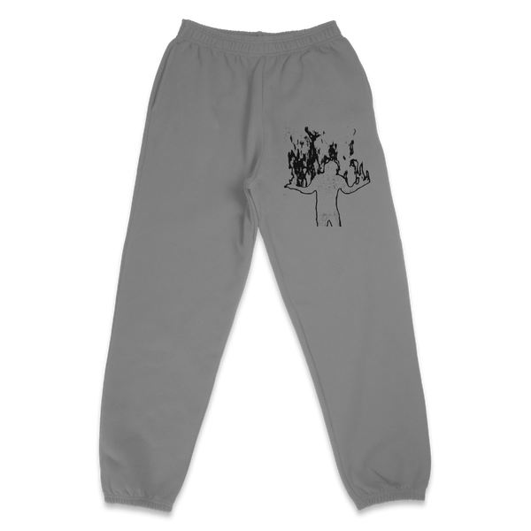 From Ashes Sweatpants - Grey - Front