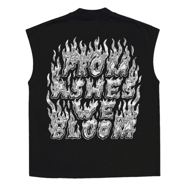 From Ashes Sleeveless Tee - Black - Back