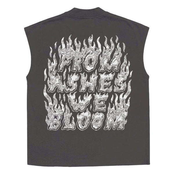 From Ashes Sleeveless Tee - Grey - Back