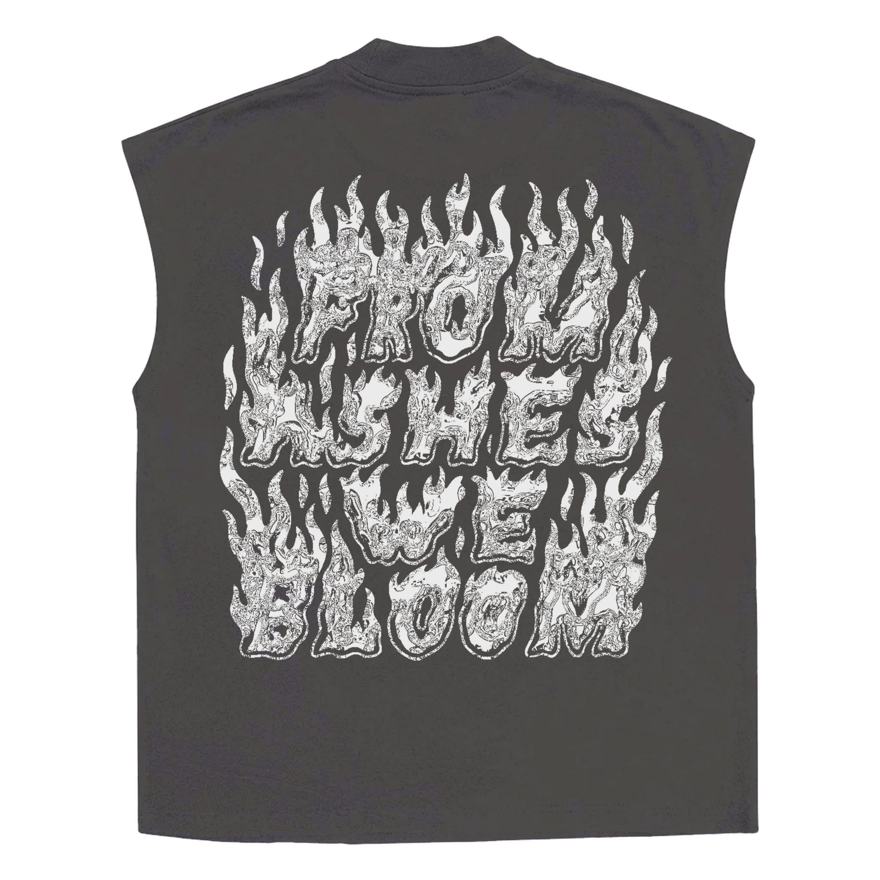 From Ashes Sleeveless Tee - Grey - Back