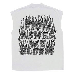 From Ashes Sleeveless Tee - White - Back