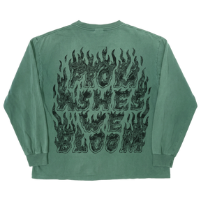 From Ashes L/S Tee - Green - Back