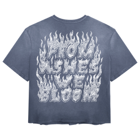 From Ashes Tee - Blue - Back