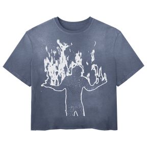 From Ashes Tee - Blue - Front