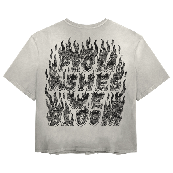 From Ashes Tee - White - Back
