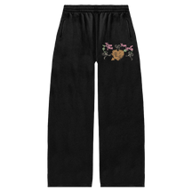 From Your True Loves Baggy Sweatpants - Black - Front