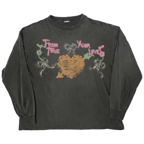 From Your True Loves L/S Tee - Black - Front