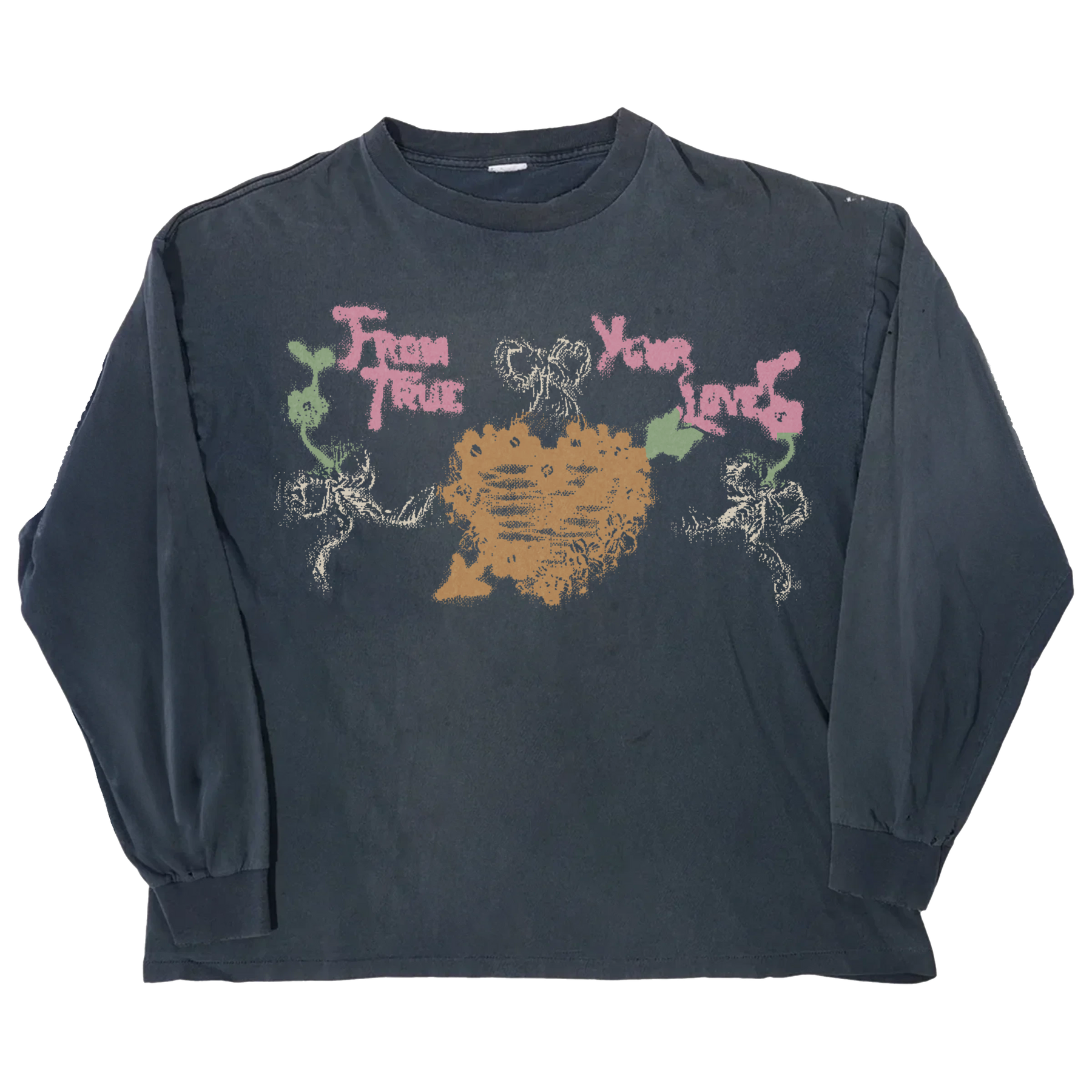 From Your True Loves L/S Tee - Blue - Front