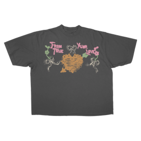 From Your True Loves Drop Tee - Grey - Front
