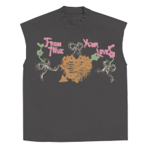 From Your True Loves Sleeveless Tee - Grey - Front