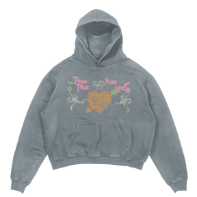 From Your True Loves Hoodie - Sage - Front