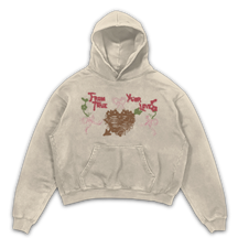 From Your True Loves Hoodie - Sand - Front