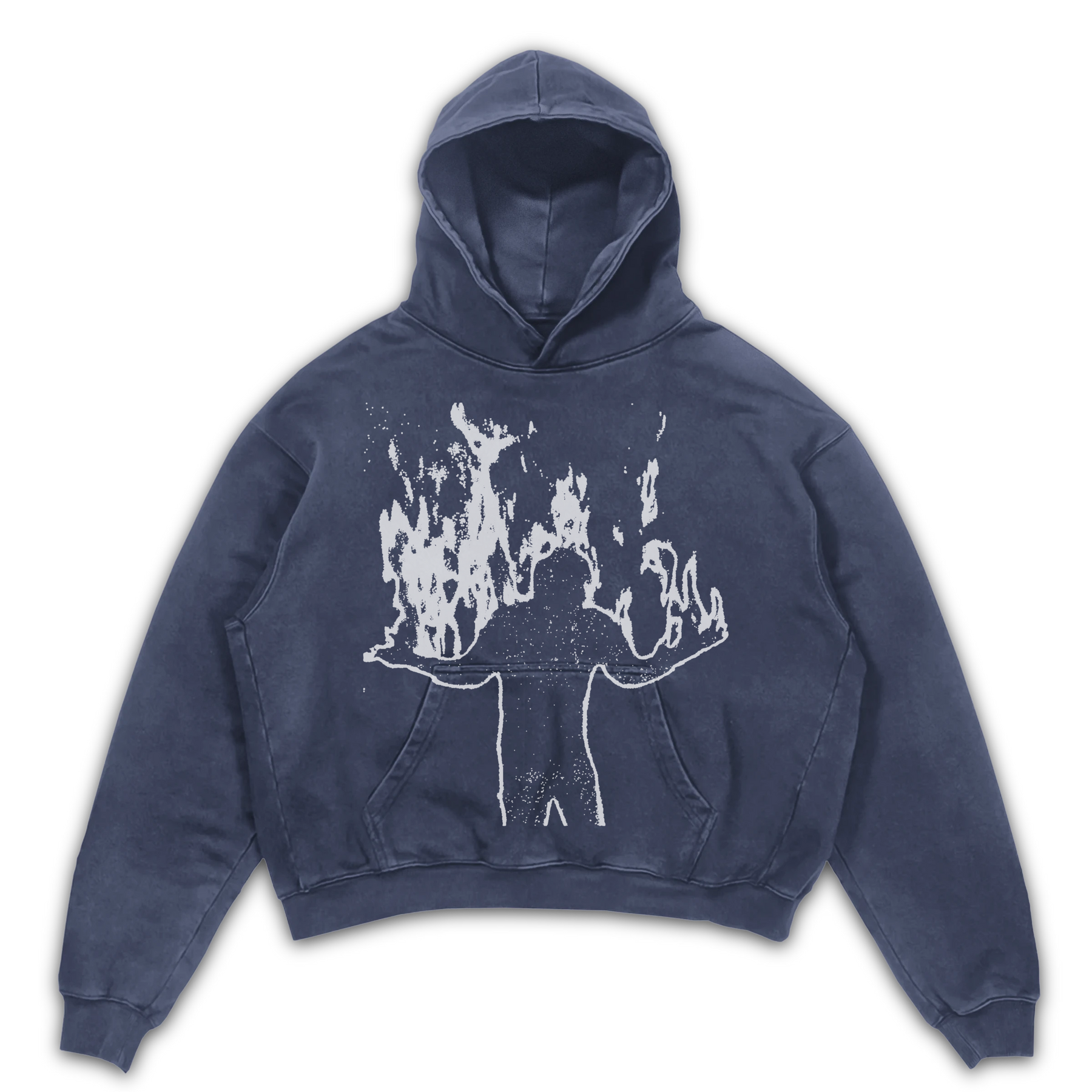 From Ashes Hoodie - Blue - Front
