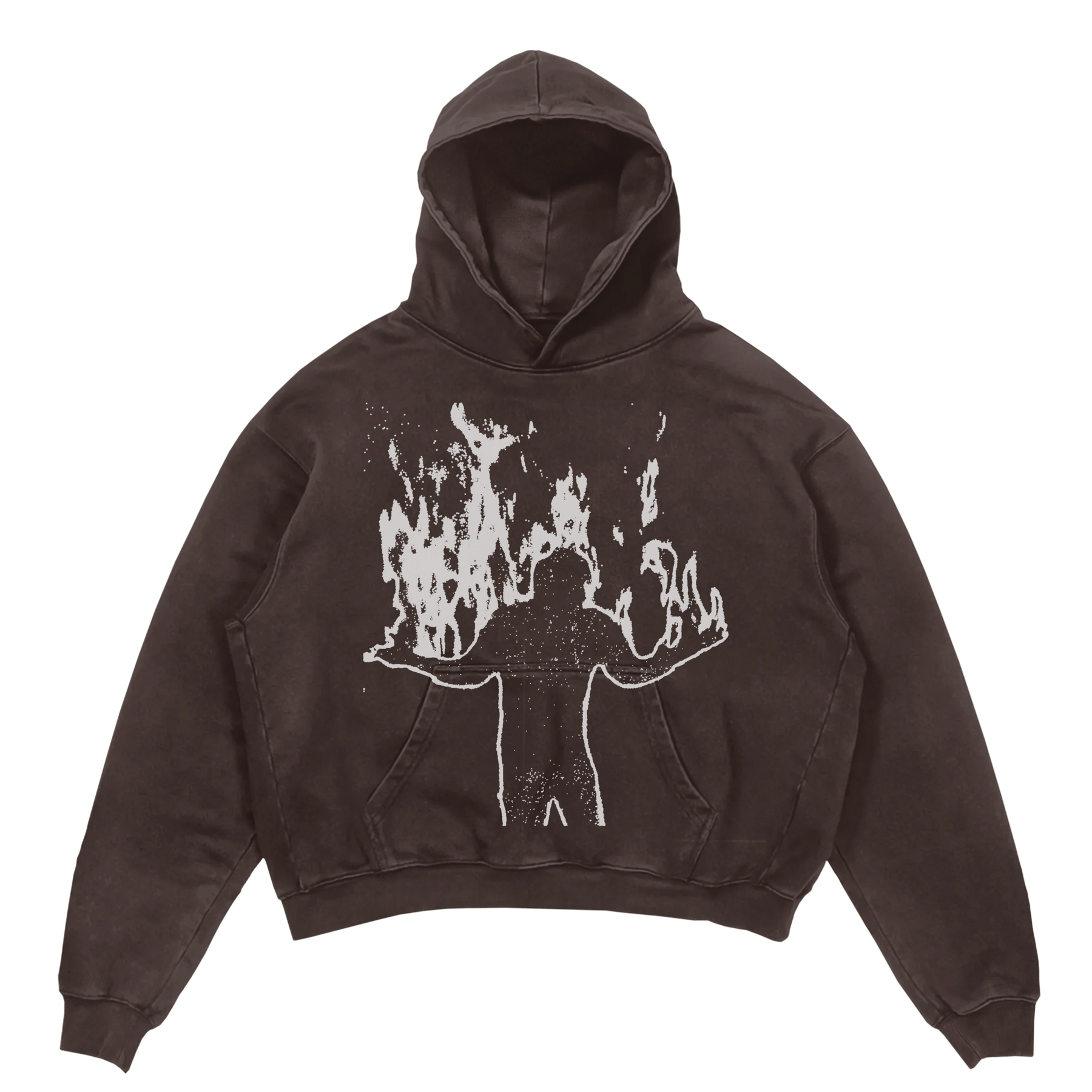 From Ashes Hoodie - Brown - Front