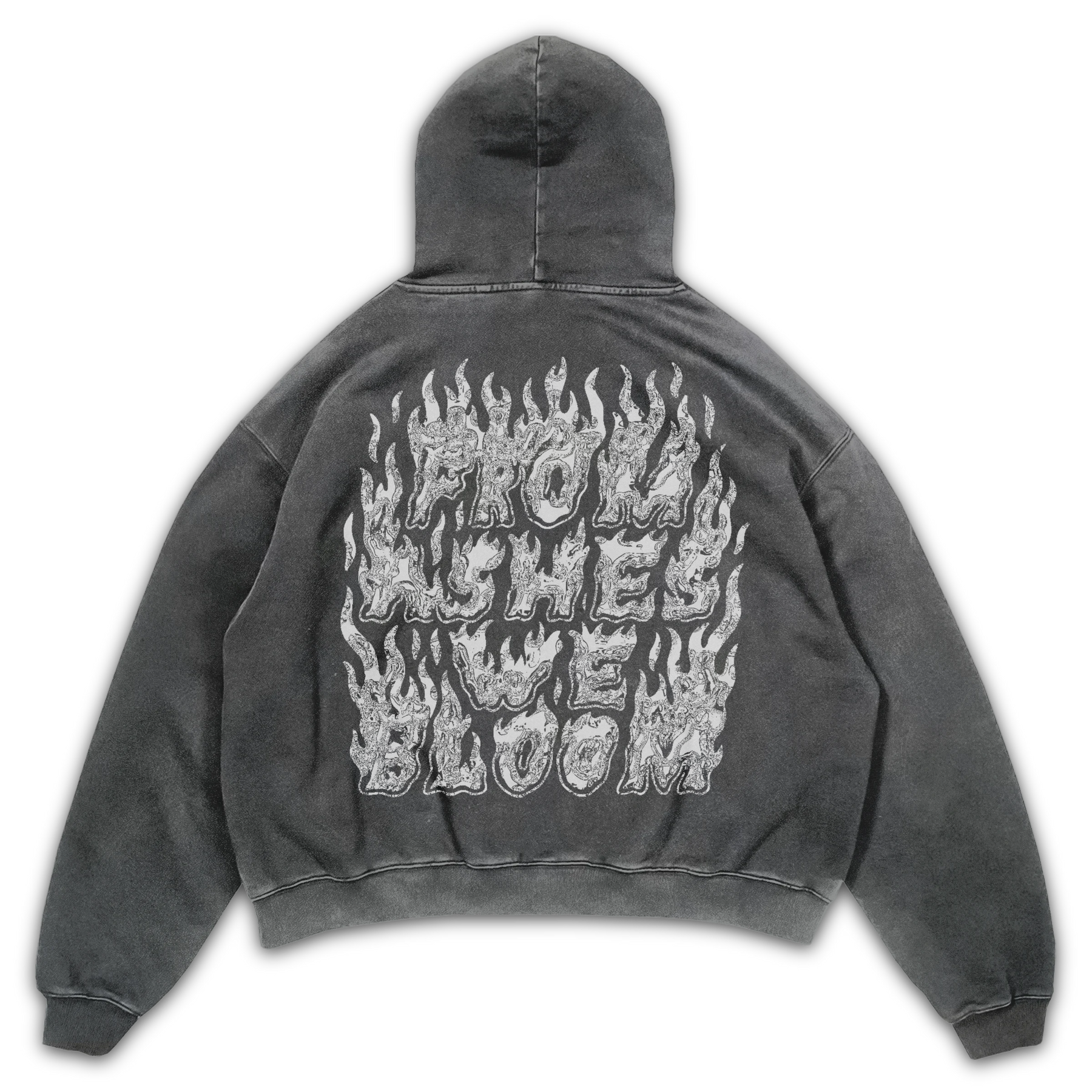From Ashes Hoodie - Grey - Back