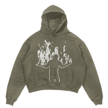 From Ashes Hoodie - Olive - Front