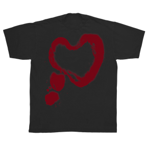 Heart Classic Tee - Black - Front