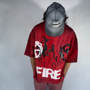 NUKE RED BURNING TEE