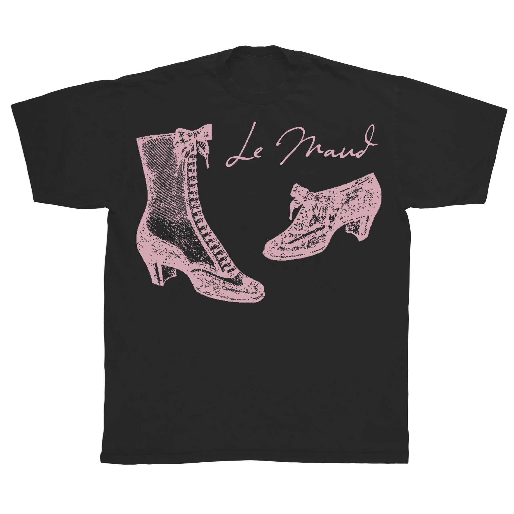 Le Maud Classic Tee - Black - Front