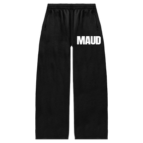Little Library Baggy Sweatpants - Black - Front