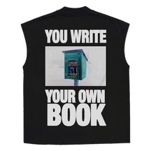 Little Library Sleeveless Tee - Black - Back
