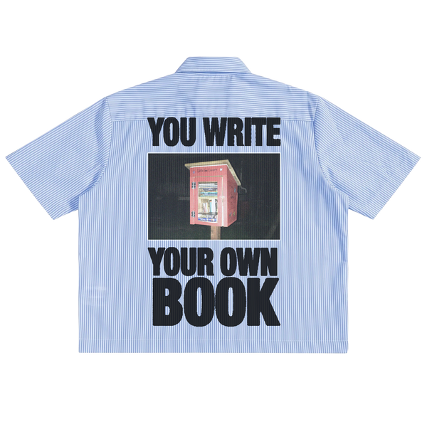 Little Library Boxy Button Up - Back