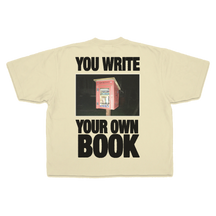Little Library Baggy Tee - Cream - Back