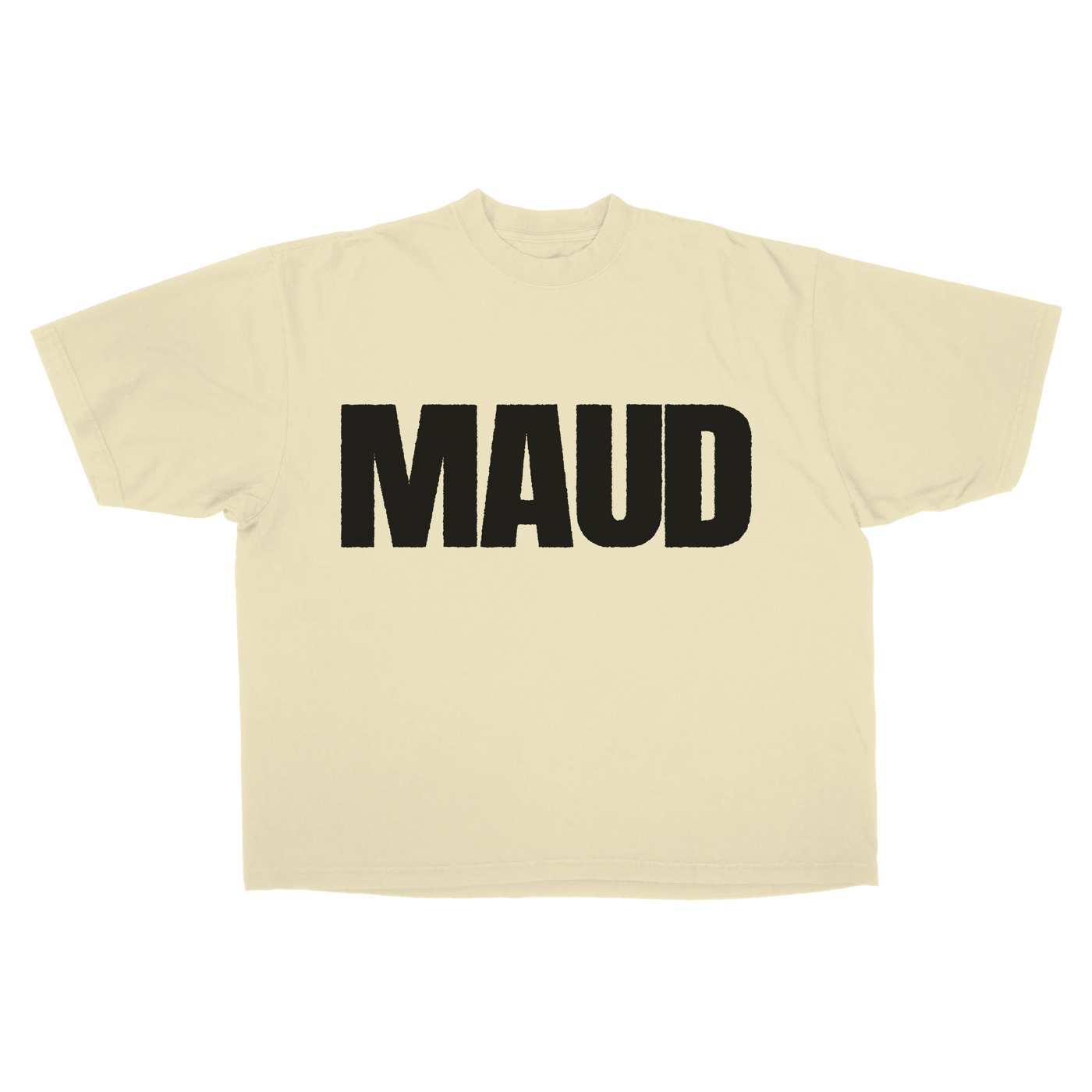 Little Library Baggy Tee - Cream - Front