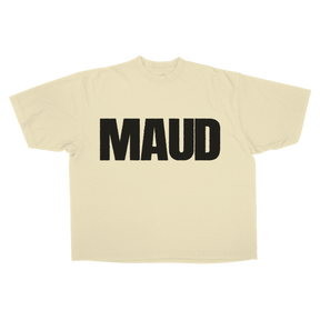 Little Library Drop Tee - Cream - Front